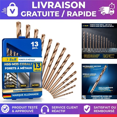 Forets métaux hss cobalt - métaux,