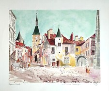 lithographie signée de HOSOTTE GEORGES