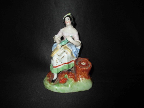 Ancien encrier peint - peint, en
