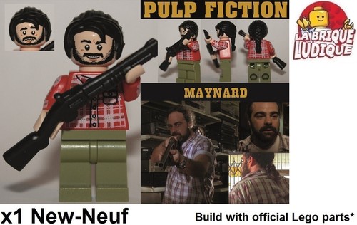 Lego figurine custom - lego, pulp