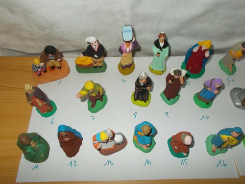 Ancien santons crèche - ancien,