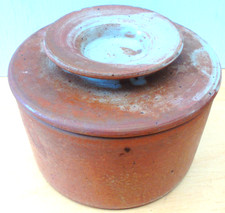 BEURRIER A EAU EN GRES  9 cm