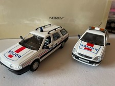 VEHICULES POLICE NATIONALE  - LOT DE 2- CITROEN X SARA ET RENAULT  NEVADA   1/43