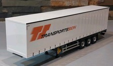 CAMION REMORQUE TAUTLINER DES TPS SION   DE MARQUE ELIGOR A L ECHELLE 1/43