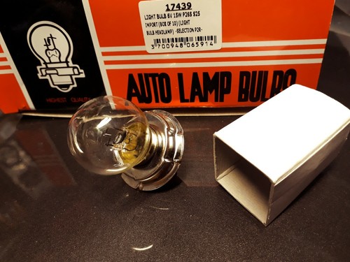 Ampoule phare p26s 6v 15w - p26s,