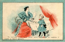 Carte Pub Cie FR Café du Malt KNEIPP Siège Paris Usine JUVISY sur ORGE Illustré