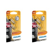 2X Philips Standard W5W 5W 12V