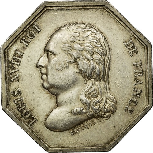 France jeton louis - france,, xviii
