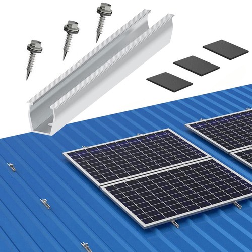 Solar panel support fermoir - support,