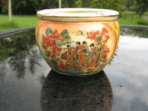 Open ginger jar asian - jar, or