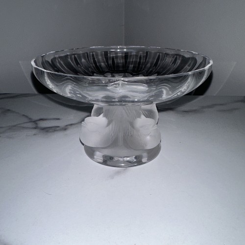 Lalique nogent bird bowl - lalique,