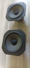 PAIRE DE GRAVE MEDIUM FOCAL 6VE3251B 8 OHMS  15 cm AVEC  BLINDAGE MINT 