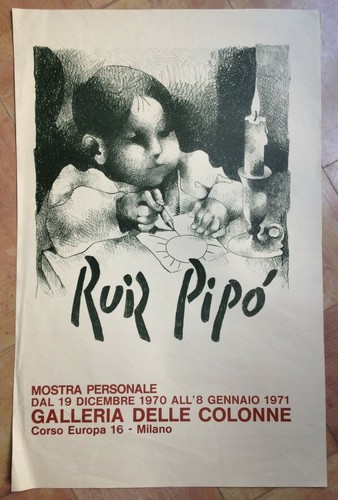 Ruiz pipo 1971 - pipo, affiche