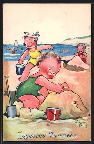 Carte postale artiste - carte,