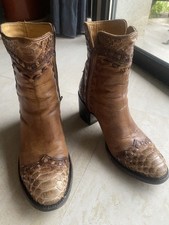 BOOTS CUIR MEXICANA T 35
