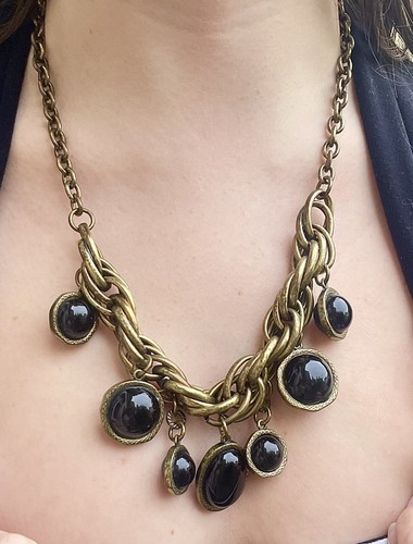 Collier ancien perles - collier,