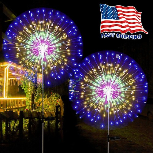 1pc 150 led solar firework - solar,