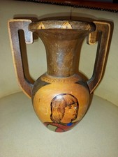 Ancien vase bois, fait main