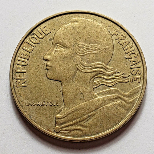 1966 france centimes km - 1966, km#