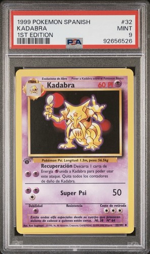 1999 pokemon spanish 1st - pokemon,