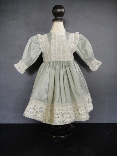 Robe soie verte - verte, pour