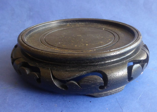 Socle bois vase chinois - en,