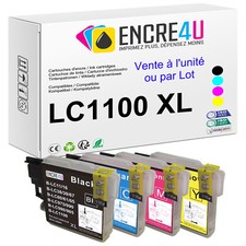 PREMIUM - Cartouches d'encre compatibles avec imprimantes Brother ( LC1100 XL )