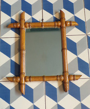 MIROIR 1900 MURAL BOIS