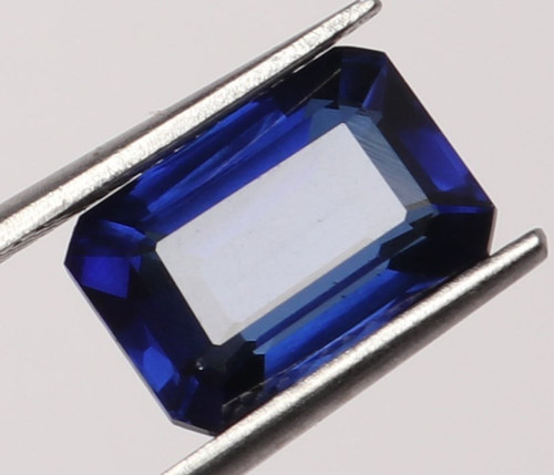 Saphir bleu naturel ceylan - saphir,