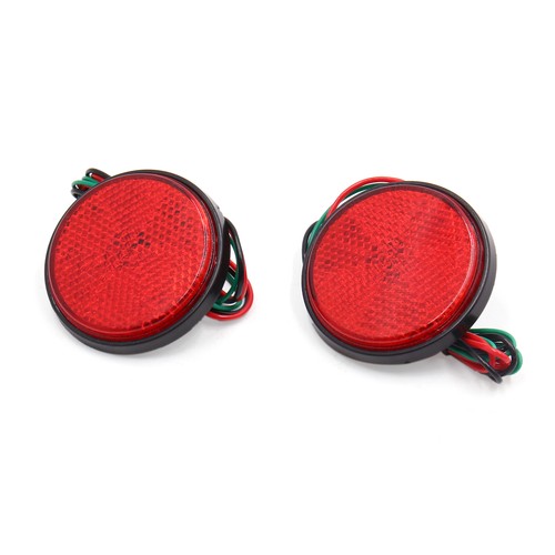 2pcs réflecteur led rouge - led,
