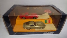 1/43 Solido Prestige 250 Gto Rouge Et Grise Tour Auto 63 64 Avec Decalcs