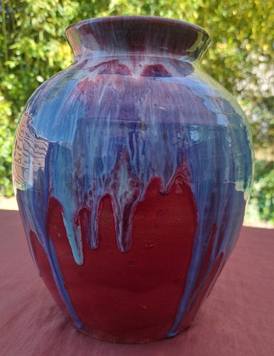 Grand vase art grès - grand, en