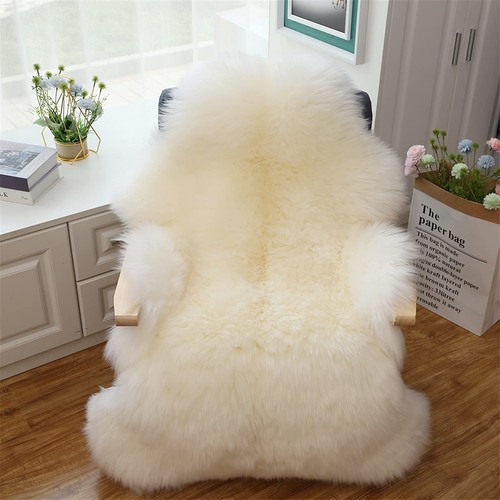 Tapis peau mouton veritable - tapis,