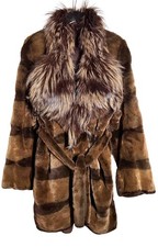 Manteau en zibeline naturelle