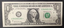 Rare USA Star Note Billet de 1