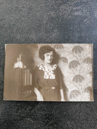 Carte photo ancienne - carte, portrait
