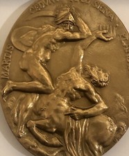 MÉDAILLE EN BRONZE HENRI IV