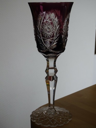 Beau grand verre vin doubler - verre,