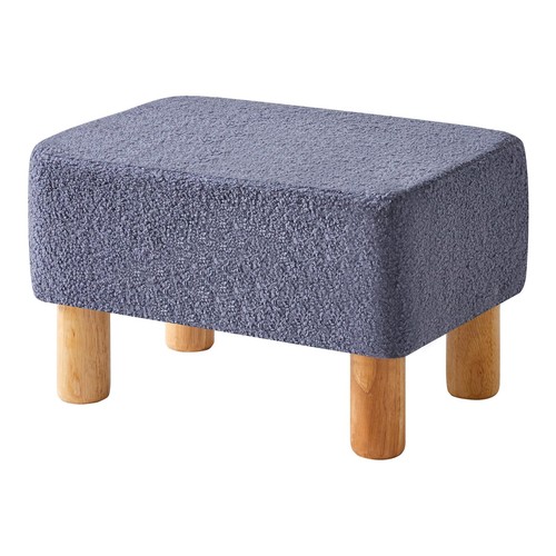 Modern small square pouf - modern,