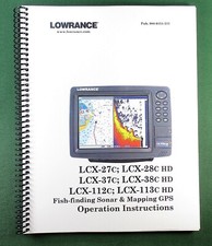 Lowrance LCX-37c Instruction