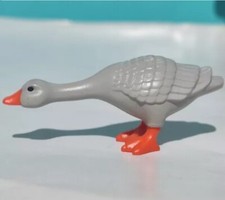 PLAYMOBIL FIGURINE OIE GRISE