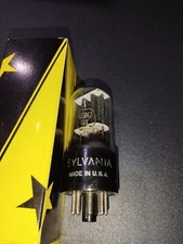 6SN7GT 6SN7 GT VT-231  NOS  Tube Electronique  Matched env 5%   SYLVANIA   Tir37