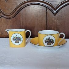 tasse et soucoupe , vintage , en porcelaine de Limoges ,