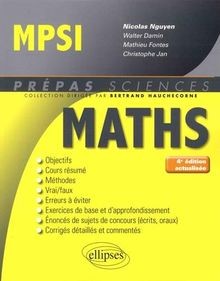Maths mpsi walter - de,