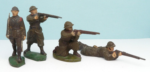 Rare lot soldats figurines
