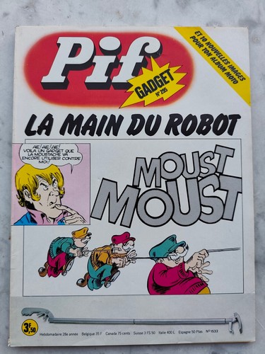 Pif gadget 295 moust - 295,