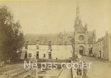 SAINTE-ANNE-d'AURAY vers 1880 basilique Morbihan Bretagne ph. 10 x 15 cm LAROCHE