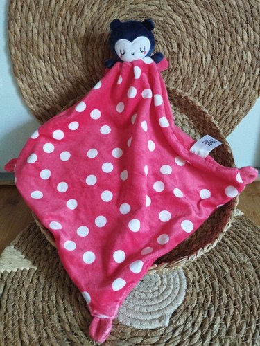 Doudou plat coccinelle - , rouge