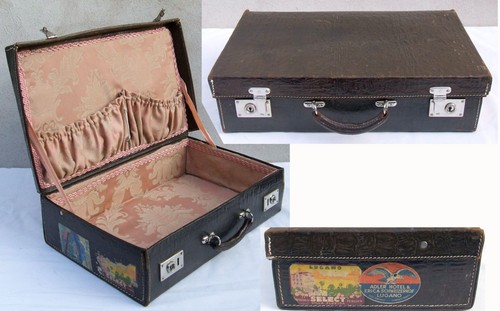 Valise carton ancien - valise,