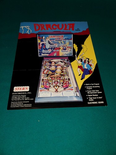 Stern dracula pinball machine - pinball,